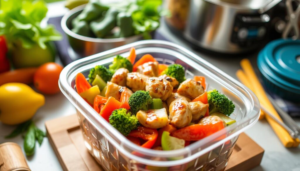 Chicken and Vegetable Stir-Fry Meal Prep